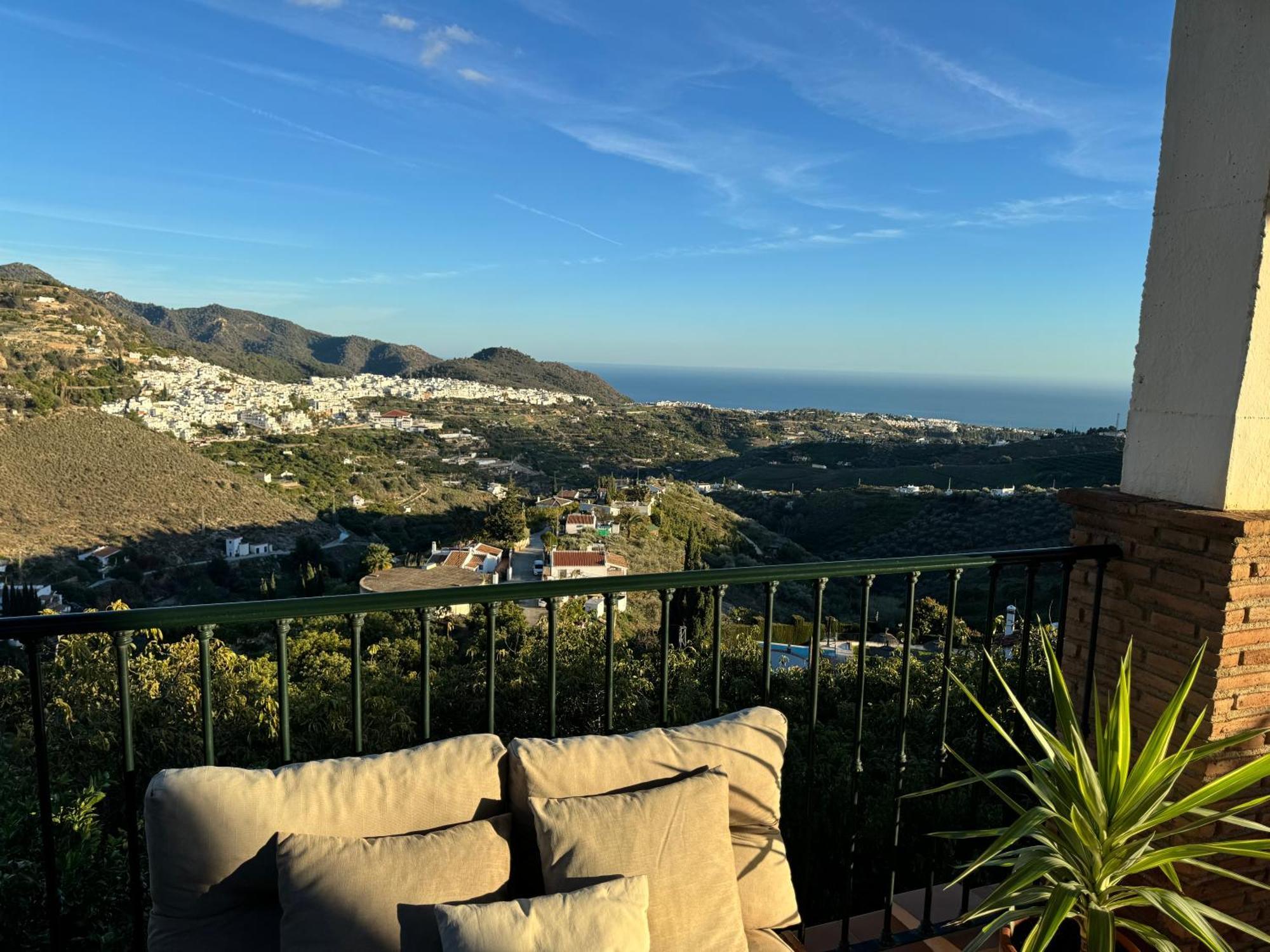 Villa En Frigiliana Con Piscina, Jacuzzi Y Espectaculares Vistas المظهر الخارجي الصورة