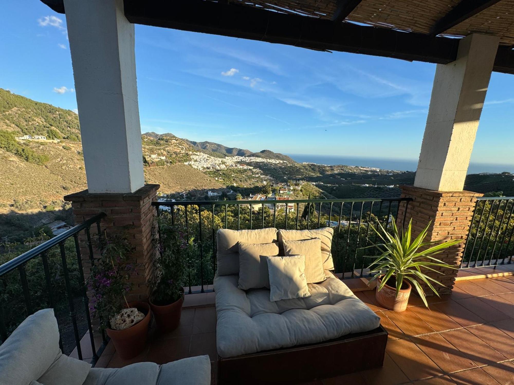 Villa En Frigiliana Con Piscina, Jacuzzi Y Espectaculares Vistas المظهر الخارجي الصورة
