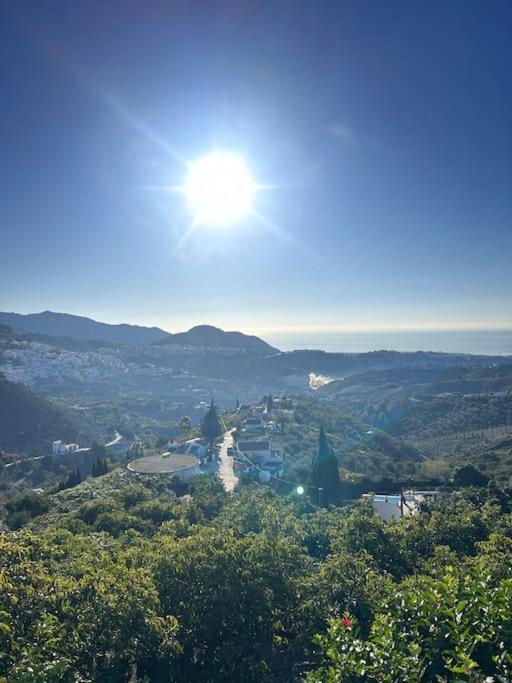 Villa En Frigiliana Con Piscina, Jacuzzi Y Espectaculares Vistas المظهر الخارجي الصورة