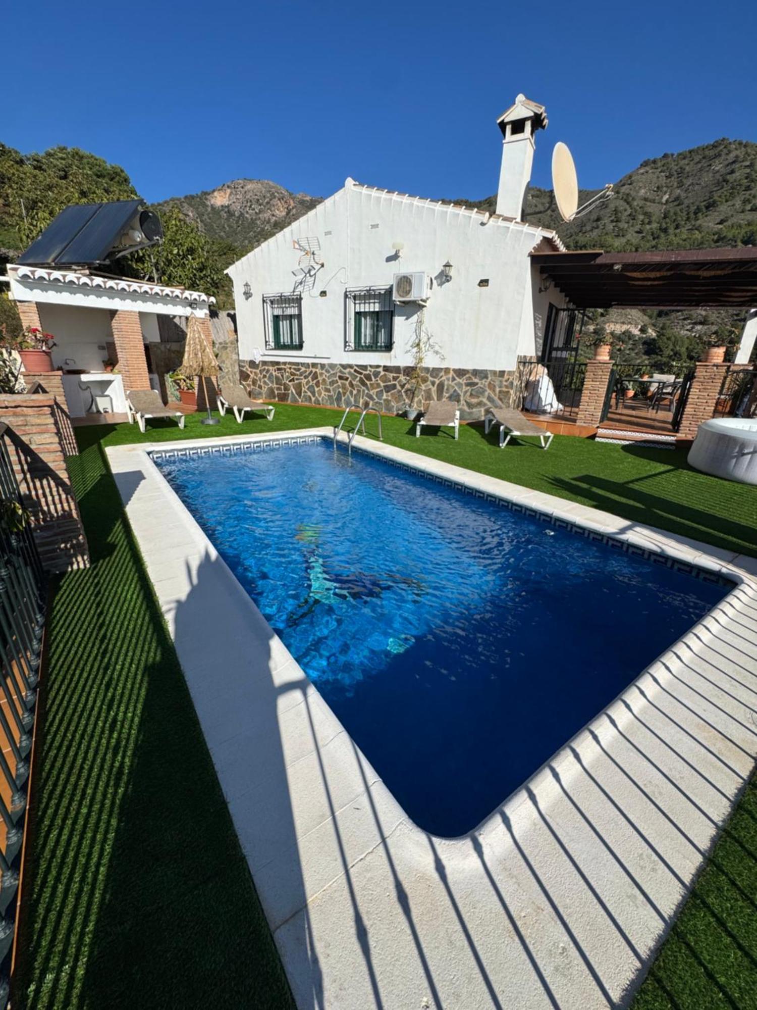 Villa En Frigiliana Con Piscina, Jacuzzi Y Espectaculares Vistas المظهر الخارجي الصورة