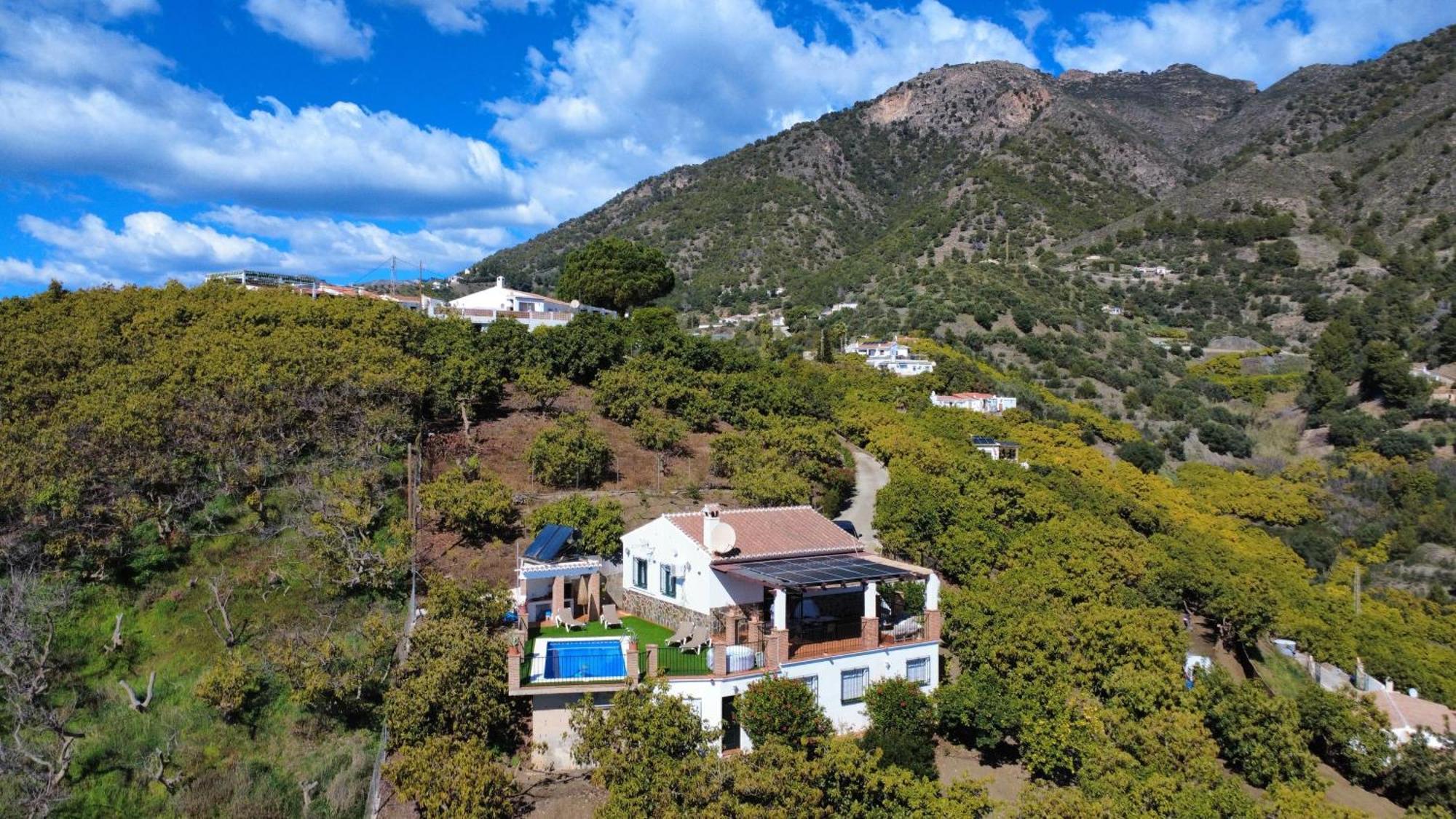Villa En Frigiliana Con Piscina, Jacuzzi Y Espectaculares Vistas المظهر الخارجي الصورة